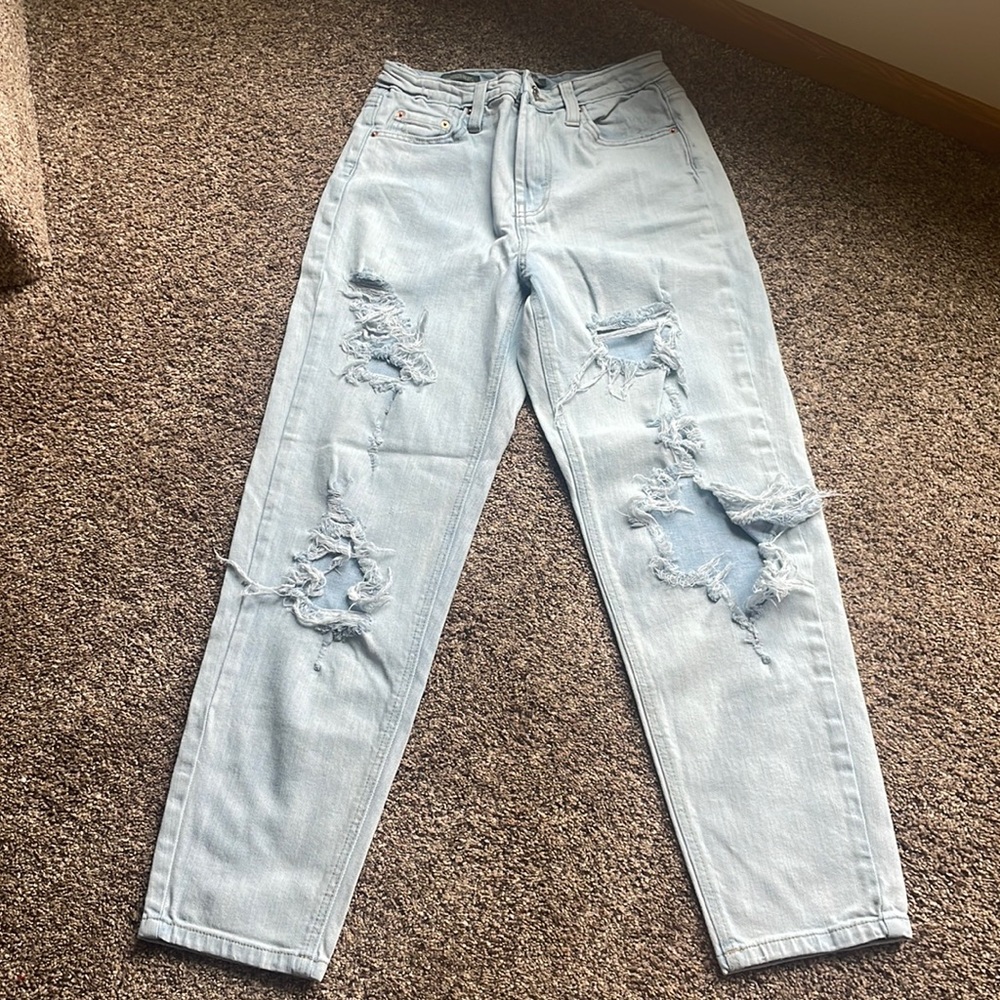 Wild Fable distressed skinny Jean size 0